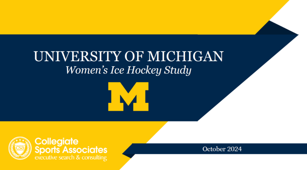 Consulting Spotlight: Michigan Women’s Ice Hockey