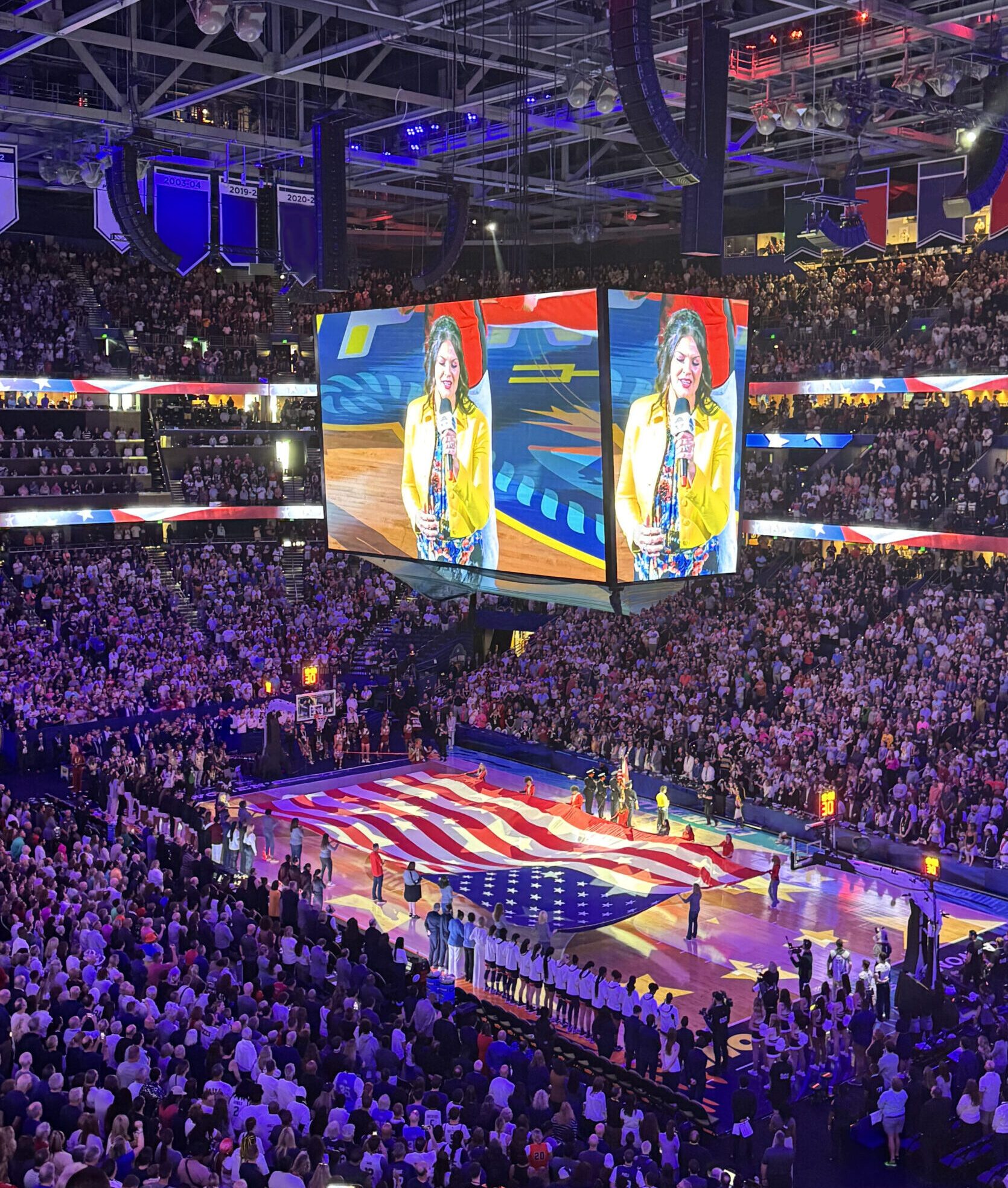 Basketball arena